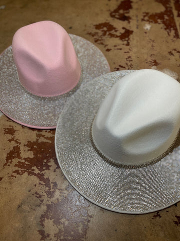 Bedazzled Cowgirl Fedora Hat