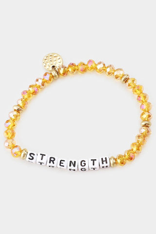 Strength Faceted Bracelet
