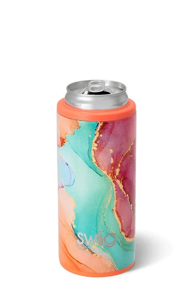 SWIG SKINNY CAN KOOZIE - AQUA