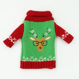 Ugly Sweater Knitted Wine Bottle Sweaters