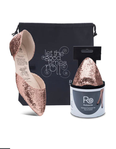 Sparkling Rose Rollasole Compact Footwear
