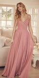 Juliet 263 Spaghetti Strap Long Formal Dress