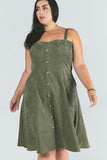 Green Oaks Corduroy Dress