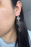 Triple Luck Arpelle Sparkle Drop Earrings