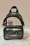 Clear Game Day Mini Backpack