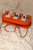 Astros Striped Beaded Game Day Crossbody Bag
