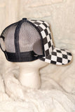 Fast Lane Checkered Trucker Hat