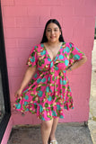 Tropical Paradise Flutter Dress