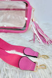 Clear Stadium Bag with Tassel