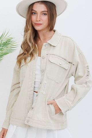 Saddle Up Distressed Jacket