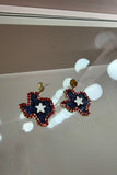 Lone Star State Sparkle Drop Earrings
