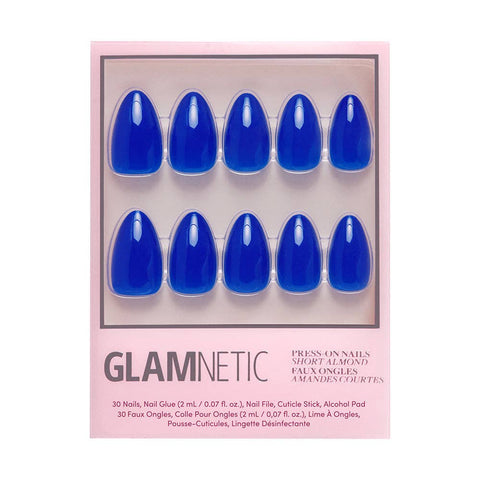 Glamnetic - Cobalt Blue Press-On Nails | Solid Nail| Short Almond Leng The Salted Hippie Boutique Glamnetic - Cobalt Blue Press-On Nails | Solid Nail| Short Almond Leng The Salted Hippie Boutique