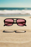 Retro Color-Tinted Aviator Sunglasses