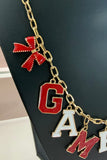Game Day Glam Charm Necklace