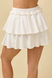🏓 The Tennis Club Ruffle Tier Skort