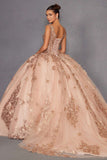 Juliet JT1485J Off the Shoulder Cinderella Quinceanera Ball Gown