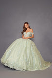 Juliet JT1485J Off the Shoulder Cinderella Quinceanera Ball Gown