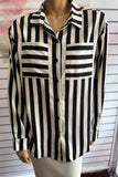 Boss Babe Power Stripe Button Down