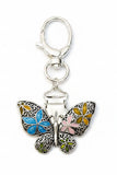 Vintage Butterfly Hat Clip Bag Charm