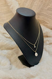 Pearl Drop Layered Necklace