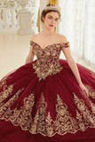 Ladivine 15705 Princess A-Line Off the Shoulder Ball Quinceanera Dress