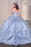 Ladivine 15732 Fairytale Strapless Sweetheart Cinderella Quinceanera Ball Gown