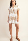 Toasted Caramel Mini Dress