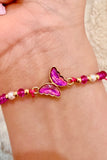 Butterfly Dream Adjustable Beaded Bracelet