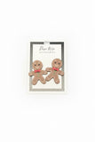Gingerbread Man Holiday Earrings