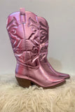 Space Cowgirl Metallic Boots