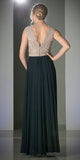 Cinderella Divine 1965 Sleeveless Dress V-Neck Embroidered Bodice