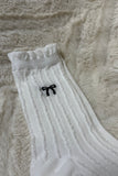 Sweet Bow Sparkle Crew Socks