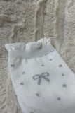Sweet Bow Sparkle Crew Socks