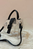 On The Go Clear Buckle Satchel