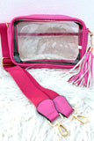 Clear Stadium Bag with Tassel