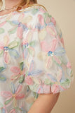 Pastel Petal Mommy + Me Mesh Top