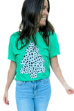 Green Dalmatian Tree Tee