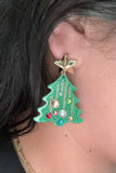 Christmas Tree Drop Earrings