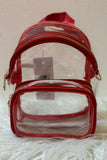 Clear Game Day Mini Backpack