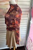 The Spring Bloom Floral Printed Long Sleeve Mesh Top