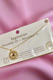 Zodiac Symbol Gold Dipped Necklace