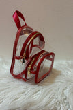 Clear Game Day Mini Backpack