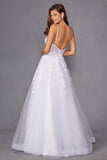 Juliet JT2482SW Floor Length A-Line Lace/Tulle Wedding Ball Gown