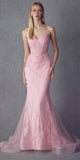 Juliet 250 Embellished Lace Mermaid Dress