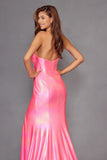 Juliet JT2579H Strapless Sweetheart Iridescent Prom Gown