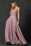 Juliet 263 Spaghetti Strap Long Formal Dress