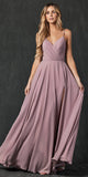 Juliet 263 Spaghetti Strap Long Formal Dress