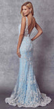 Juliet 277 Fancy Glitter Design Tulle Mermaid Dress