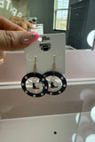Texans Kickoff Crystal Ring Drop Earrings