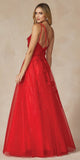 Juliet 298 Long One Shoulder With 3D Flower Embellishments Gown